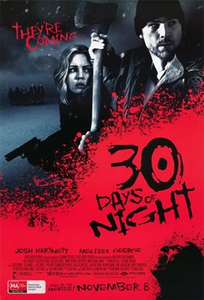 Framed 30 Days of Night Cast Print