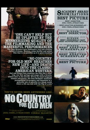 Framed No Country For Old Men Quotes Print