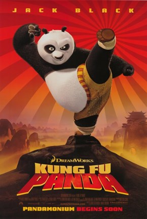 Framed Kung Fu Panda Begins Soon Print