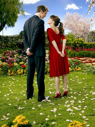 Framed Pushing Daisies Loving Couple Ned and Charolette Print