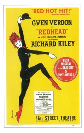 Framed Redhead (Broadway) Print
