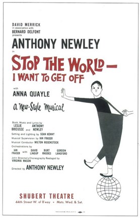 Framed Stop the World I Want to Get Off (Broadway) Print