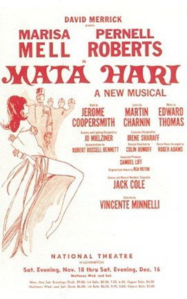 Framed Mata Hari (Broadway) Print