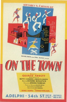 Framed On The Town (Broadway) Print