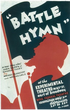 Framed Battle Hymn (Broadway) Print