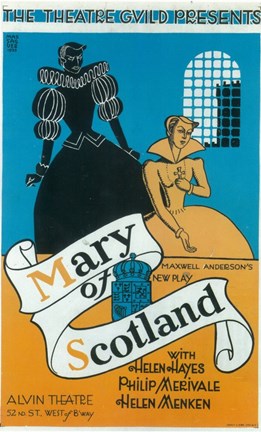 Framed Mary Of Scotland (Broadway) Print