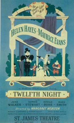Framed Twelfth Night (Broadway) Print
