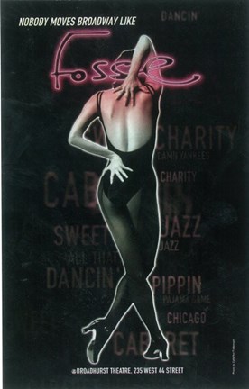Framed Fosse (Broadway) Print