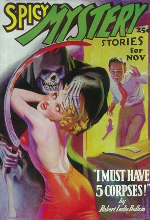 Framed Spicy Mystery Stories (Pulp) Print