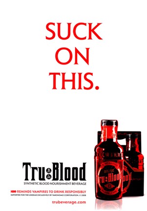 Framed True Blood (TV) Suck on This Print