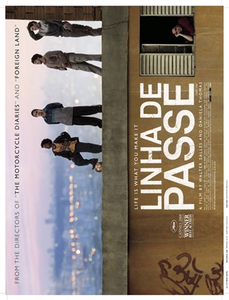 Framed Linha de Passe Print