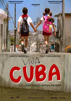 Framed Viva Cuba movie poster Print