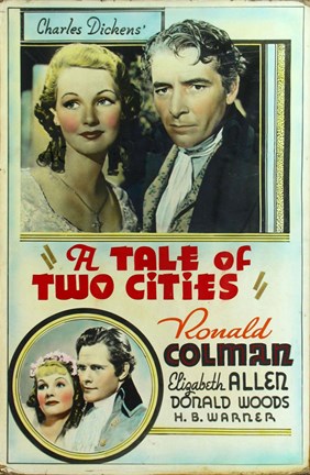 Framed Tale of Two Cities Movie Poster Print