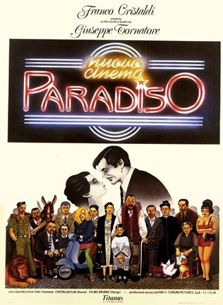 Framed Cinema Paradiso: The New Version Print