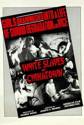 Framed White Slaves of Chinatown Print