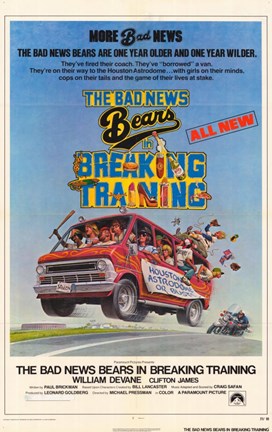 Framed Bad News Bears in Breaking Training Print