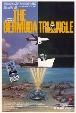 Framed Bermuda Triangle Print