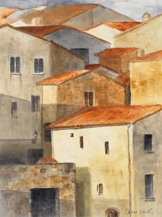Framed Village of Pitiglione II Print