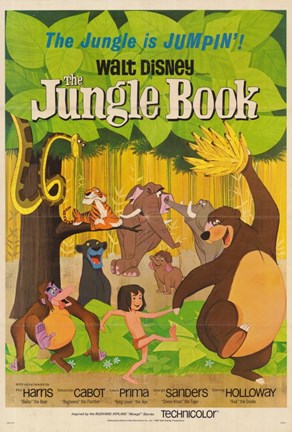 Framed Jungle Book Jungle Jumpin&#39; Print