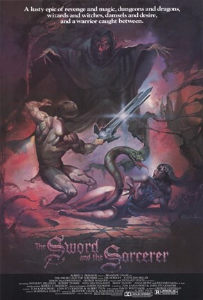 Framed Sword and the Sorcerer Print