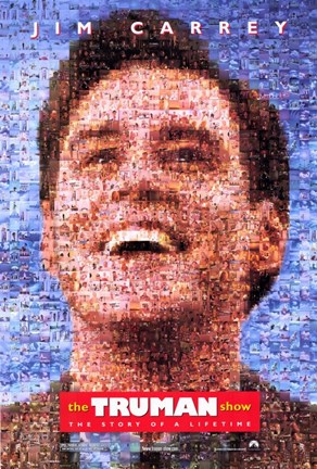 Framed Truman Show Jim Carrey Print