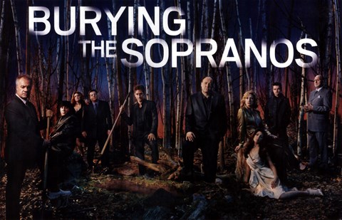 Framed Burying The Sopranos - woods Print