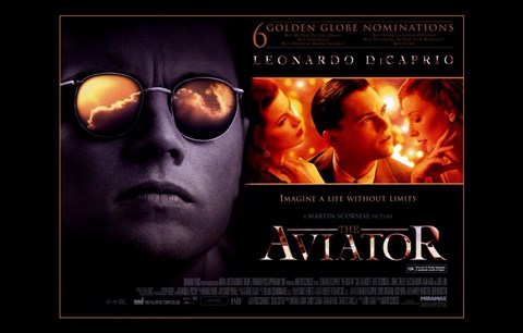 Framed Aviator Movie Print