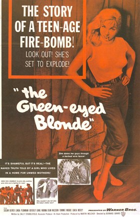 Framed Green-Eyed Blonde Print