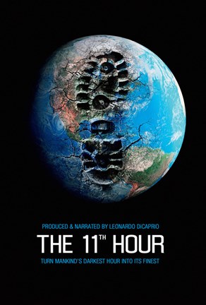 Framed 11th Hour Footprint on the Earth Print