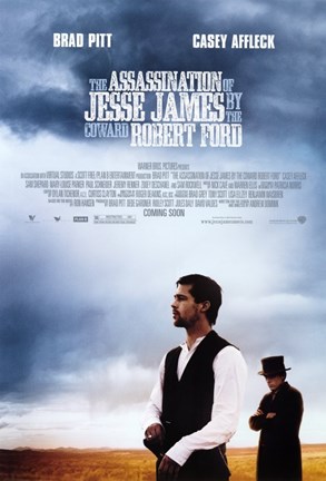 Framed Assassination of Jesse James by the Coward Robert Ford - field Print