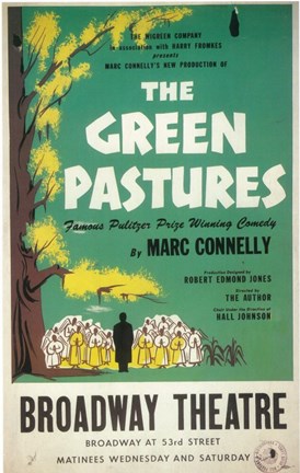 Framed (Broadway) Green Pastures Print