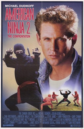 Framed American Ninja 2 Confrontation Print