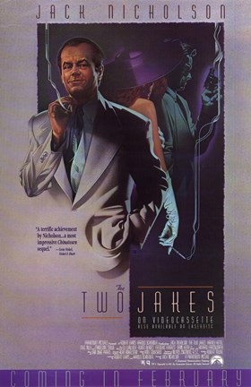 Framed Two Jakes movie poster Print