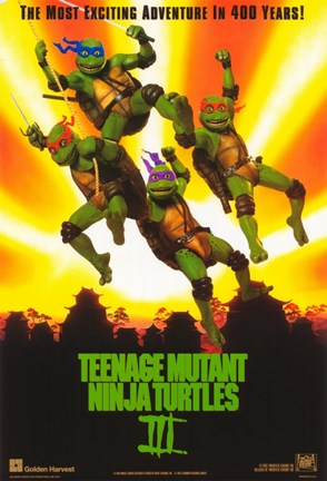 Framed Teenage Mutant Ninja Turtles 3 Print