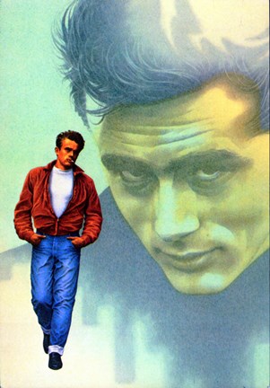 Framed Rebel Without a Cause Jame Dean Graphic Print