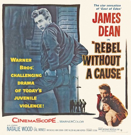 Framed Rebel Without a Cause The Star Sensation Print
