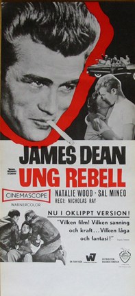 Framed Rebel Without a Cause Black and White Print