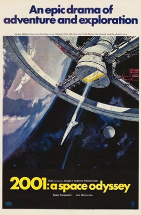 Framed 2001: A Space Odyssey An Epic Drama Print