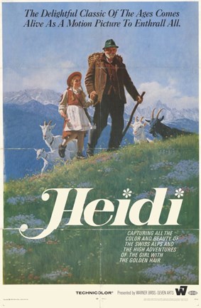 Framed Heidi The Movie Print