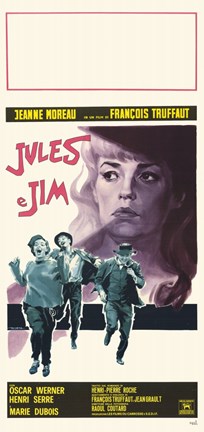 Framed Jules and Jim (french) Print