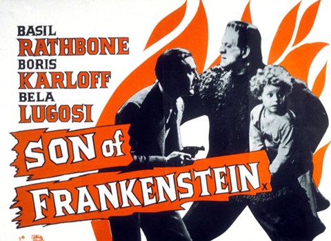 Framed Son of Frankenstein Print