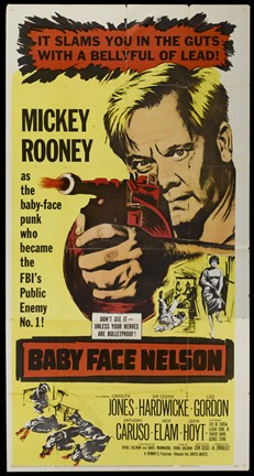 Framed Baby Face Nelson - tall Print