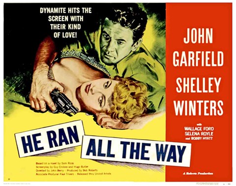 Framed He Ran all the Way Shelley Winters Print