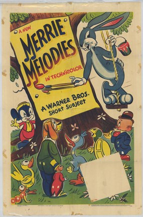 Framed Merrie Melodies Warner Brothers Print