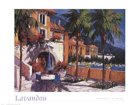 Framed Lavandou Print