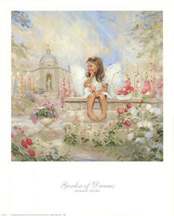 Framed Garden of Dreams Print