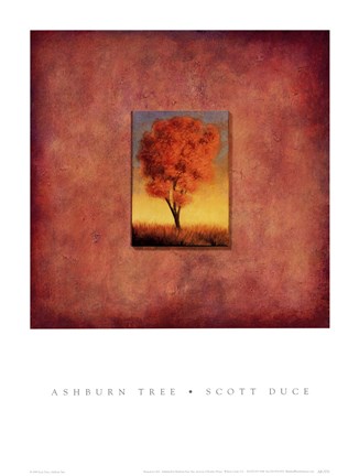 Framed Ashburn Tree Print