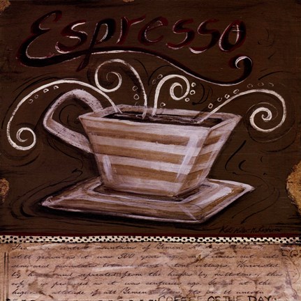 Framed Espresso Print