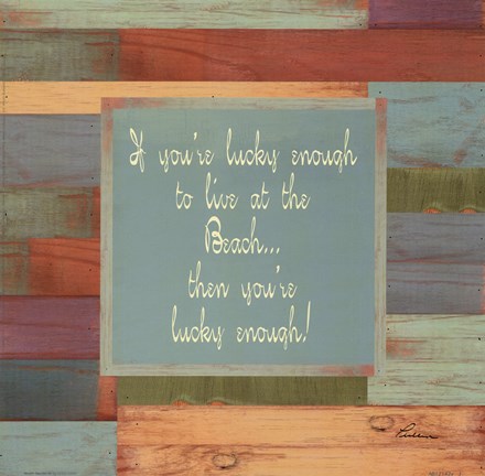 Framed Beaches Quotes IV Print