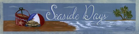 Framed Seaside Days Print